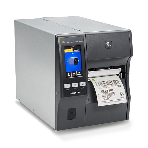 Принтер ZT411; 203 dpi, Serial, USB, Ether, BT, USB Host, ColorTouchDisplay,RFID