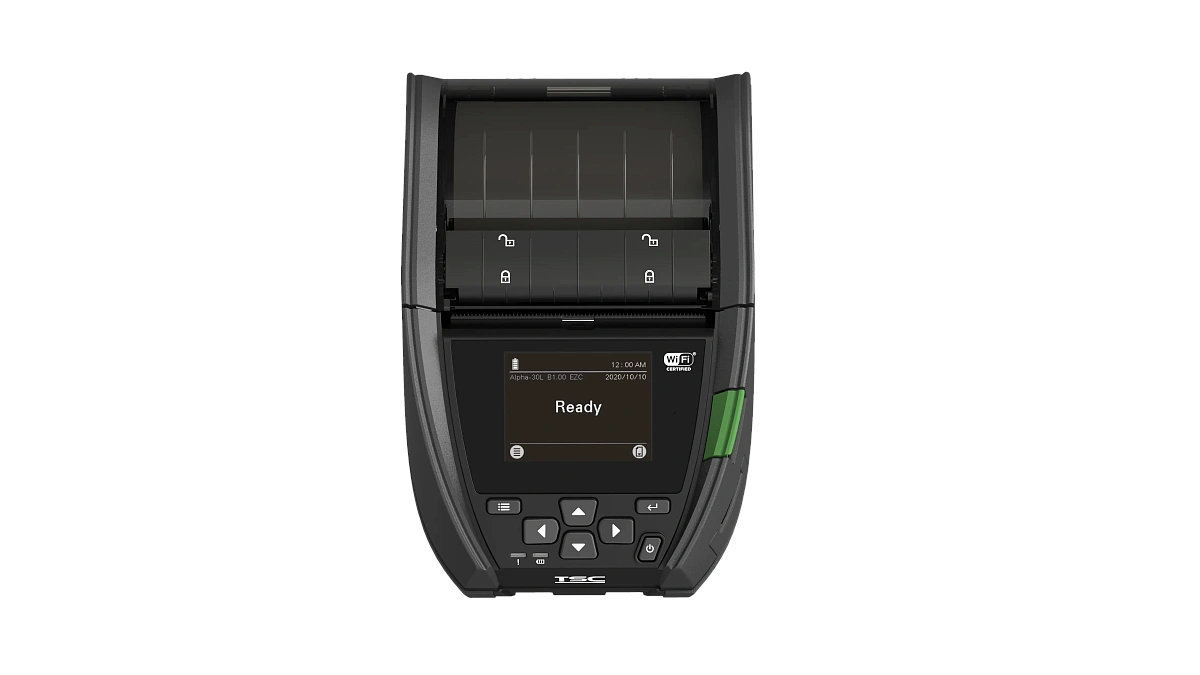 Мобильный принтер ALPHA-30L, ширина печати 72 мм, 203 dpi, скорость печати 127 мм, USB 2,0, Bluetoot