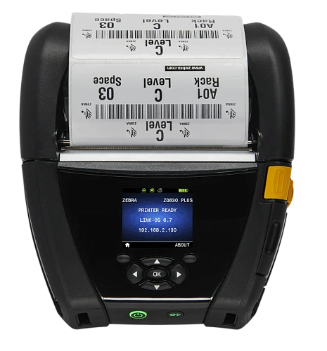 Мобильный термо принтер Принтер DT Printer ZQ630 Plus 4";; English fonts,Dual 802.11AC / BT4.x, Line