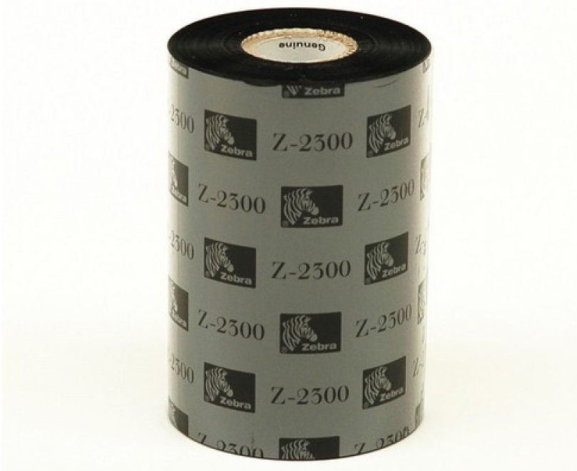 Красящая лента Zebra Wax Black 2300 110/ 450